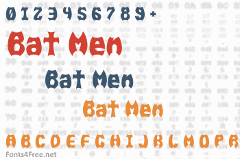 Bat Men Font