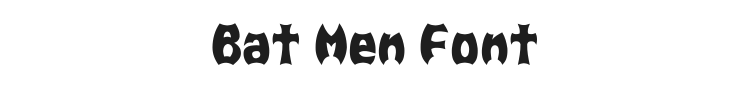 Bat Men Font