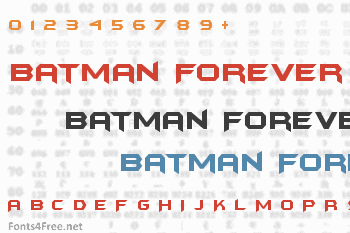 Batman Forever Font Download - Fonts4Free