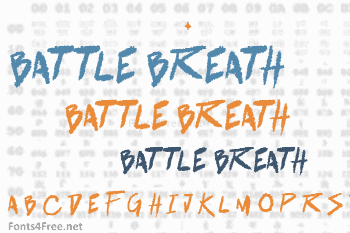 Battle Breath Font