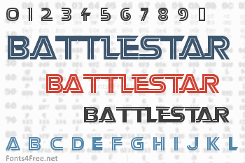 Battlestar Font