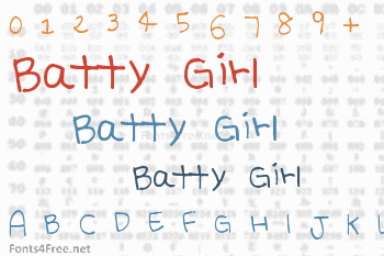 Batty Girl Font