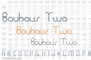Bauhaus Two Font