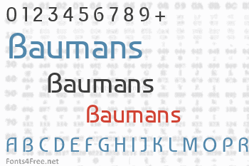 Baumans Font