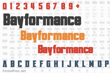 Bayformance Font