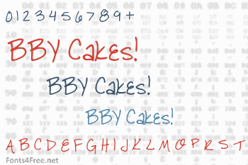 BBY Cakes! Font