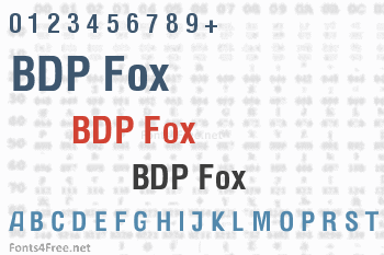 BDP Fox Font