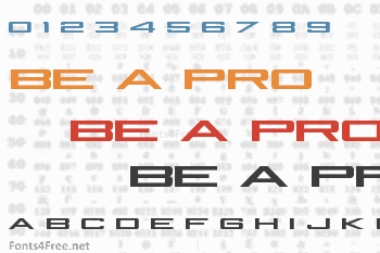 Be A Pro Font