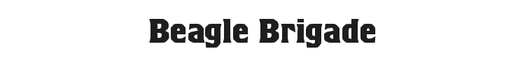 Beagle Brigade Font Preview