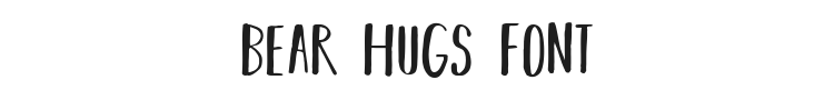 Bear Hugs Font Preview