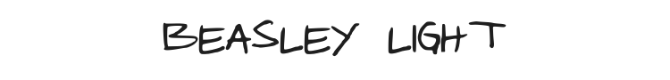 Beasley Light Font Preview