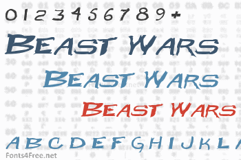 Beast Wars Font