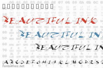 Beautiful Ink Font