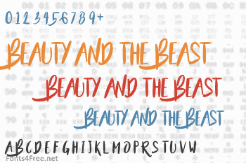 Beauty and the Beast Font