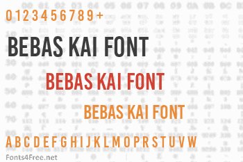 Bebas Kai Font