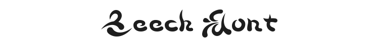 Beech Font Preview