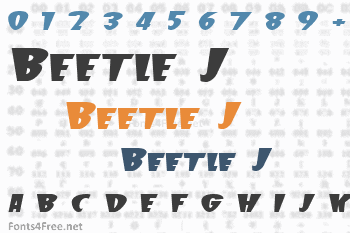 Beetle J Font