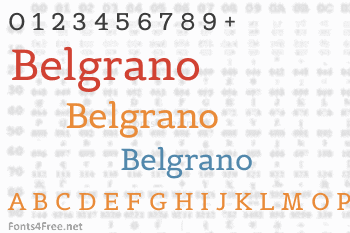 Belgrano Font