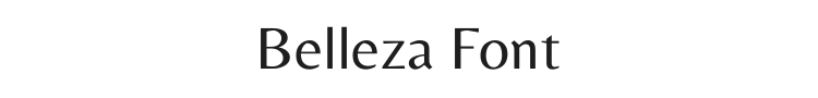 Belleza Font