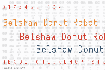 Belshaw Donut Robot Font