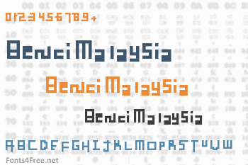 Benci Malaysia Font