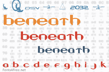 Beneath the Surface Font