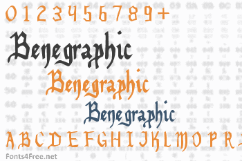 Benegraphic Font