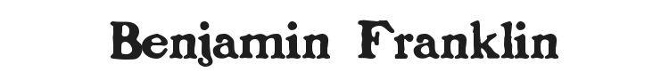 Benjamin Franklin Font