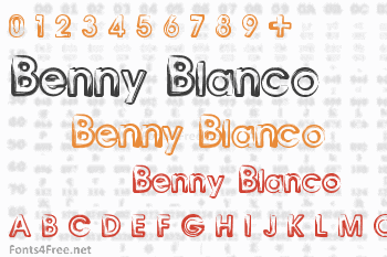 Benny Blanco Font