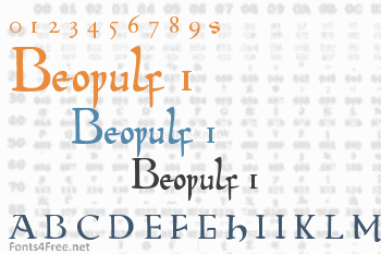 Beowulf 1 Font
