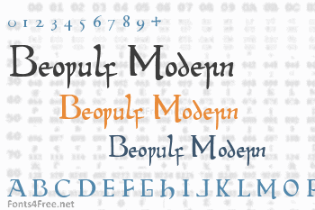 Beowulf Modern Font