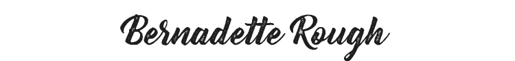 Bernadette Rough Font Preview