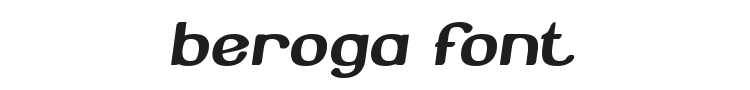 Beroga Font Preview