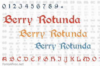 Berry Rotunda Font