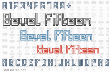 Bevel Fifteen Font