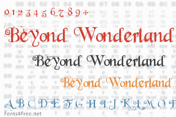 Beyond Wonderland Font