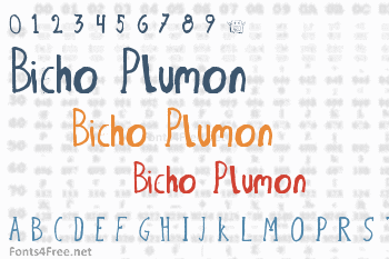 Bicho Plumon Font