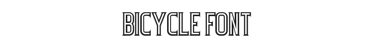 Bicycle Font