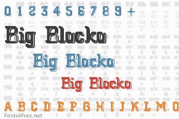 Big Blocko Font