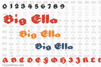 Big Ella Font