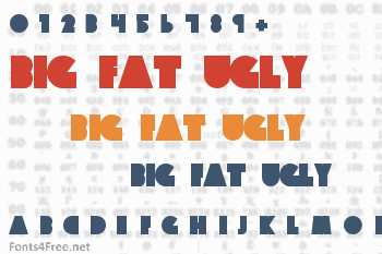 Big Fat Ugly Cow Font