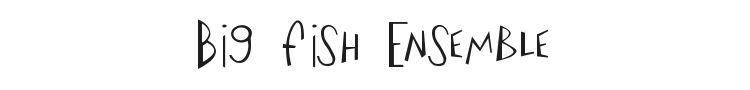 Big Fish Ensemble Font Preview