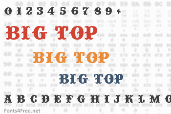 Big Top Font