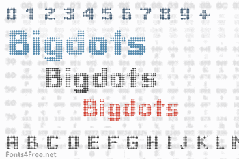 Bigdots Font