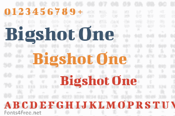 Bigshot One Font