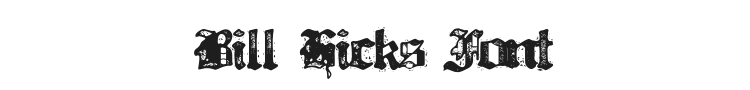 Bill Hicks Font