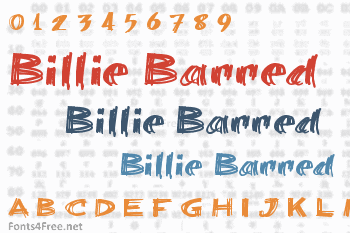 Billie Barred Font