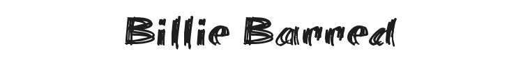 Billie Barred Font