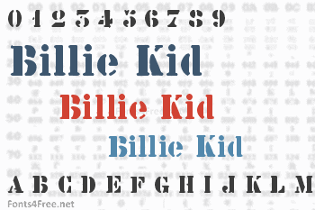 Billie Kid Font