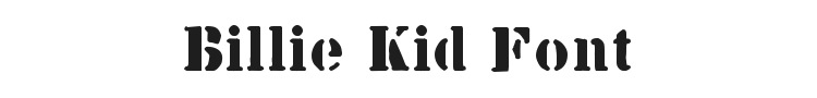 Billie Kid Font